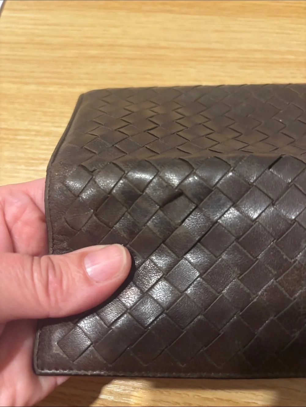 Bottega Veneta flap comes